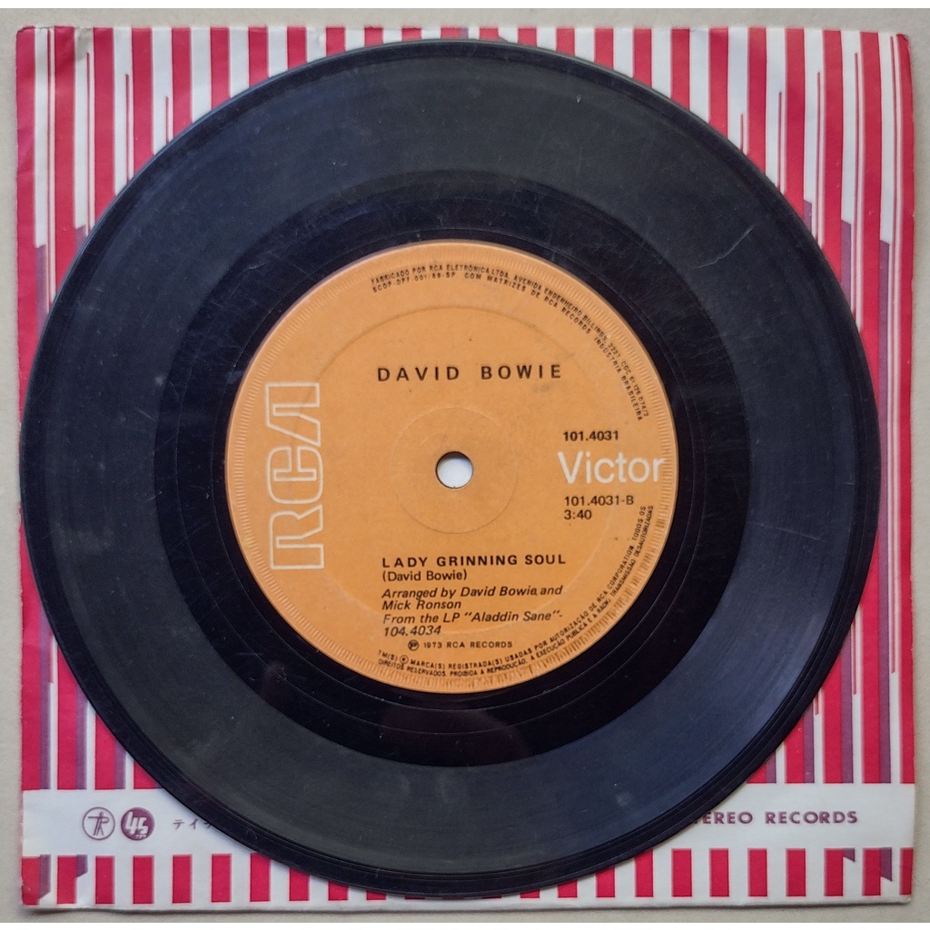 Compacto David Bowie Let's Spend The Night Together 1973