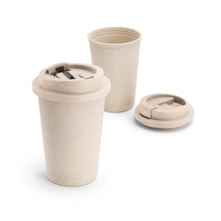 Copo de Viagem Fibra de Bambu 380ml em Oferta na Shopee