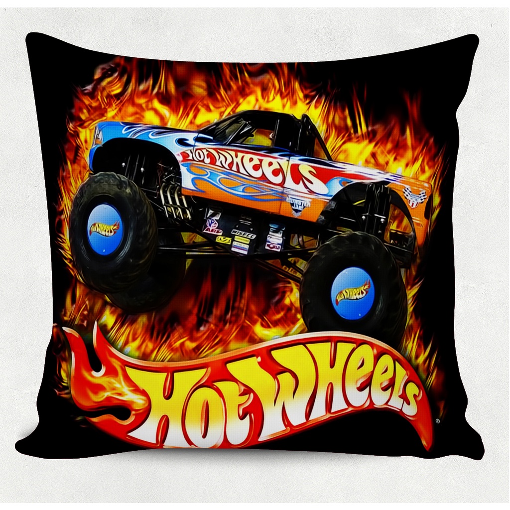 Almofada Personalizada Hot Wheels em Oferta na Shopee
