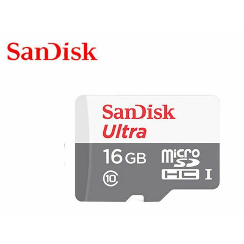 Cartão de Memória 16G Micro SD Classe 10 Ultra 100mb/s Original Sandisk