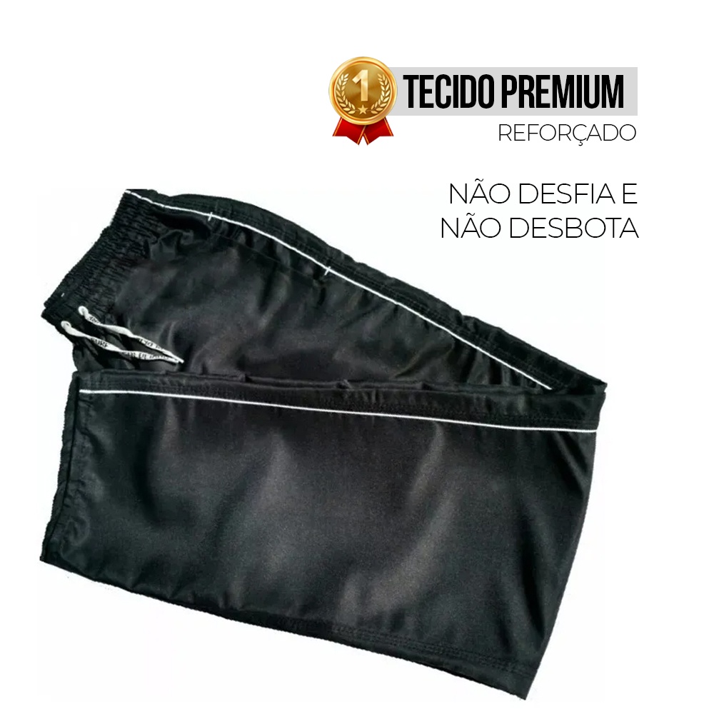 Calça Masculina Tactel Atlética Leve, 3 Bolsos, Envio Rápido