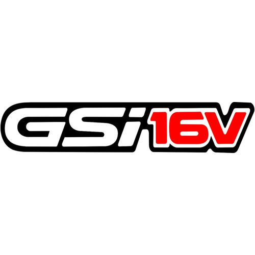 Adesivo Emblema Gsi16v Resinado Linha Chevrolet  Gm