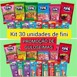 Kit c/ 30 pacotes de Bala Fini - Diversos Sabores