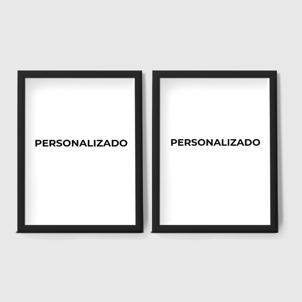 Quadros Decorativos 40x60 2 Peças Com Moldura em Oferta na Shopee