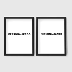 Quadros Decorativos 40x60 2 Peças Com Moldura
