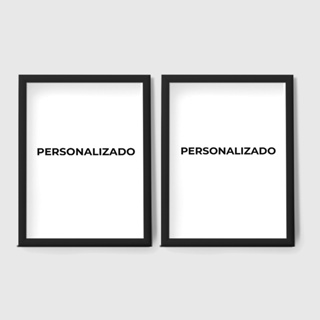 Quadros Decorativos 40x60 2 Peças Com Moldura em Oferta na Shopee