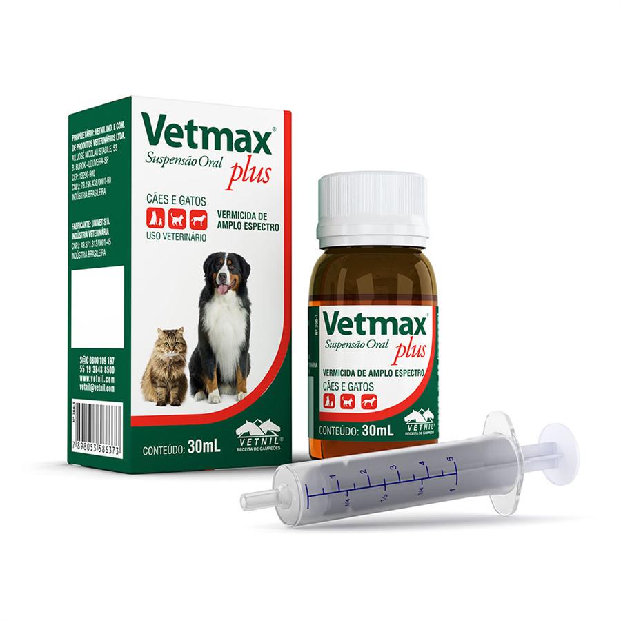 Vetmax Suspensão Oral Vetnil 30Ml