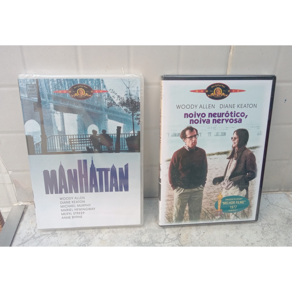 7 DVDs Woody Allen - Manhattan - Noivo Neurótico Noiva Nervosa - 4 Lacrados + A Outra  + Match Point + Vicky Cristina Barcelona