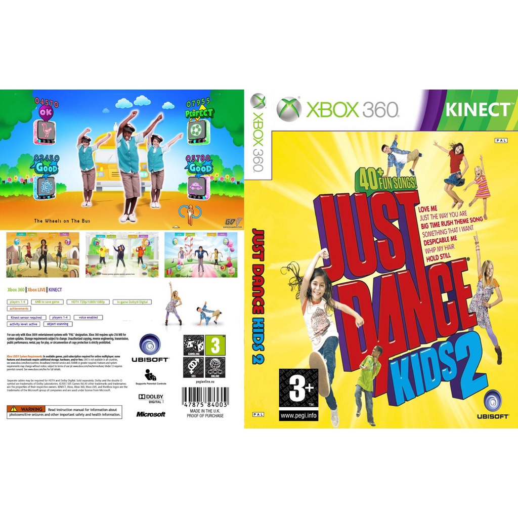 Just dance kids 2 P/ XBOX360 (LTU/LT/JTAG/RGH)