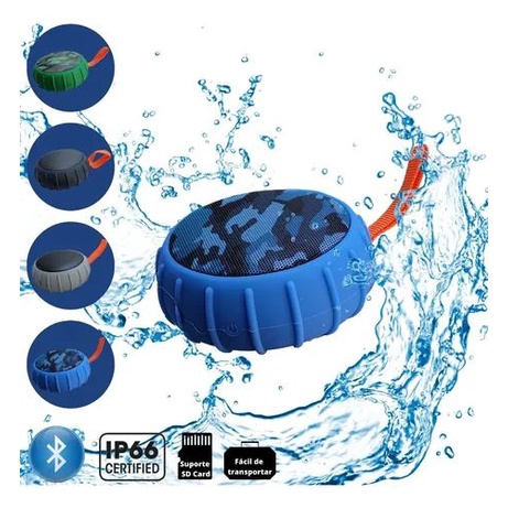Caixa de Som Bluetooth Prova D'água Resistente