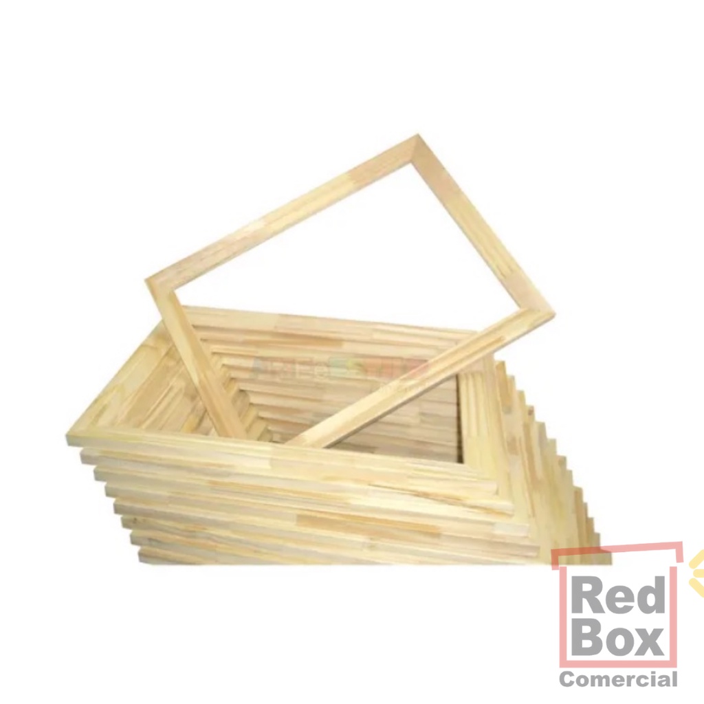 3 Chassis Bastidor De Madeira 50x70 Cm Para Tela De Pintura em Oferta na Shopee