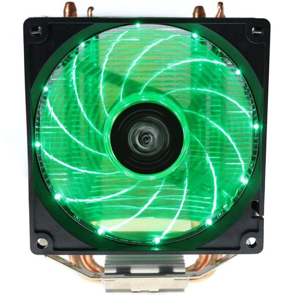 Cooler Para Processador Hoopson LED Verde, Intel/AMD - CL-180