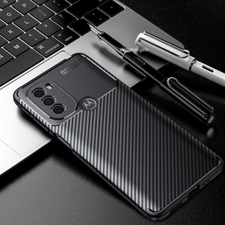 Capa Flexível De Silicone/Fibra De Carbono/Anti-Impacto Para Motorola Moto G31/G41/G51/G71/5G