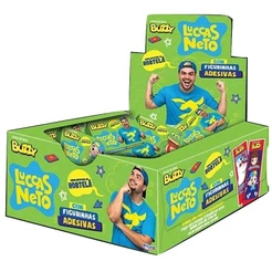 Chiclete Luccas Neto Hortelã C/90 Unidades Buzzy