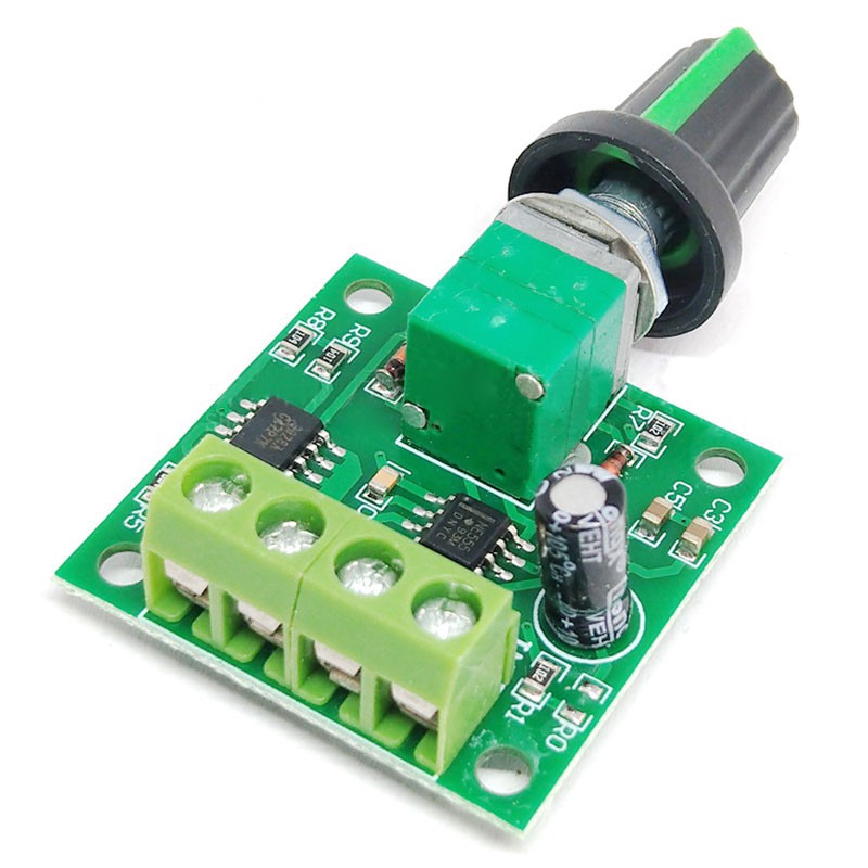 1PCS/3PCS 1.8v 3v 5v 6v 7.2v 12v 2A 30W DC motor Controlador De Controle De Velocidade (PWM) Chave Potenciômetro Ajustável