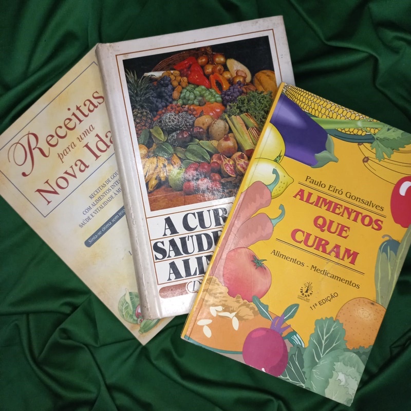 Complete Sua Coleção Saúde e Bem-Estar Alimentos Que Curam, a Cura e a Saúde Pelos Alimentos, Receitas Uma Nova Idade Paulo Eiró Gonçalves, Ernst Schneider, Lissa DeAngelis, Molly Simple — R$ 29,90 em Shopee