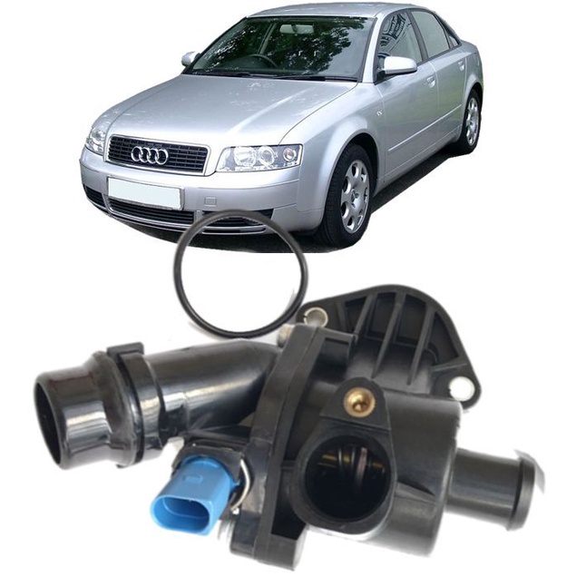 Carcaca Valvula Termostatica Audi A4 1.8T Turbo de 2001 a 2006 - 06b121111