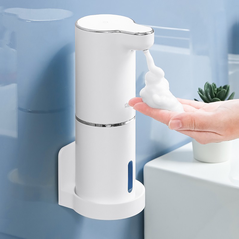 Automático Saboneteira de Parede Dispensador Álcool Gel Sabonete Líquido Branco - Escorrega o Preço