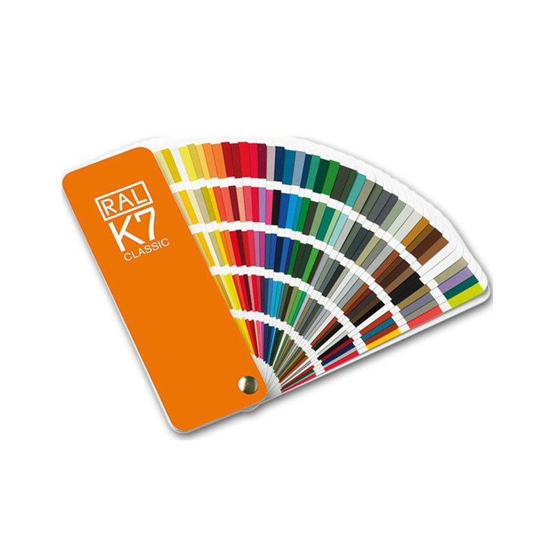 Cartão RAL K7 Internacional Padrão color raul-Furações De Pintura De Cor 213 Cores