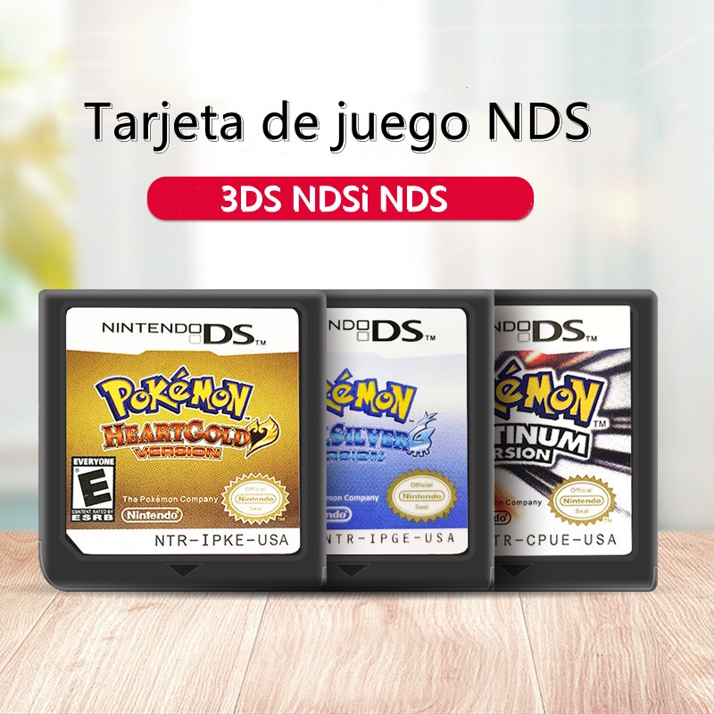 Série Pokemon Diamante Heartgod Pérola Platinum SoulSilver DS Nintendo ...