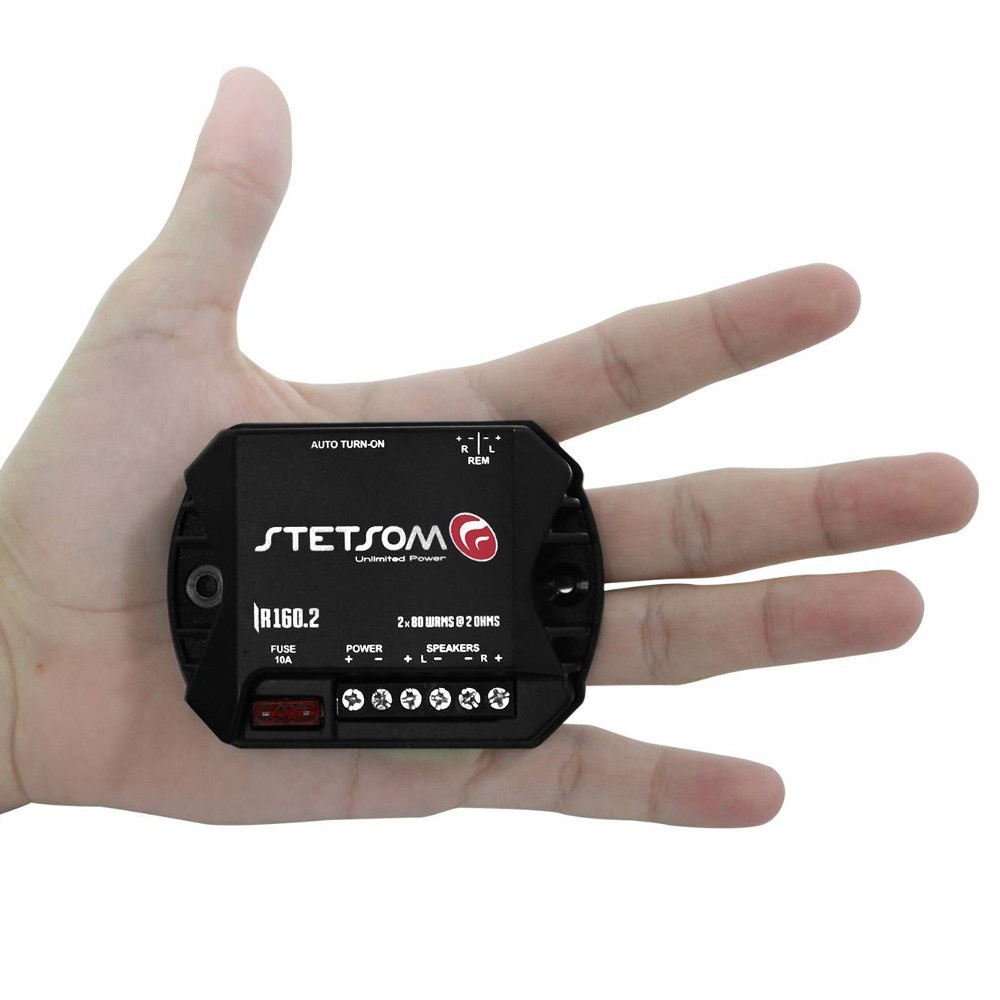 Módulo Stetsom Mini IR 160.2 Digital Som Automotivo 2 Canais IR160