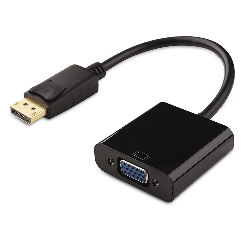 Displayport Dp Macho Para Vga Fêmea Conversor Cabo Adaptador DP2VGA