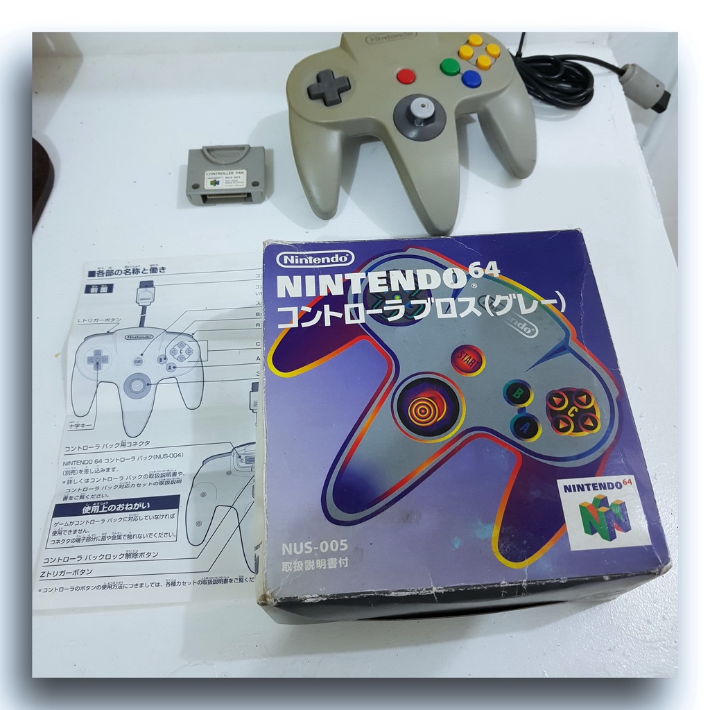 任天堂 ニンテンドー64 コントローラブロス グリーン ほぼ未使用 箱取