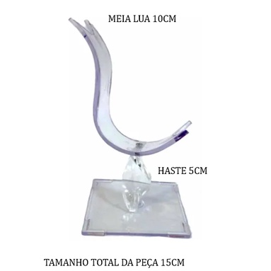 Expositores haste torcidas 5cm e 10cm e Expositor regulavel - 20 peças