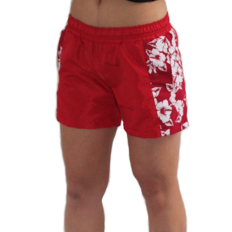 shorts de piscina cintura alta