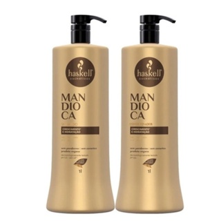 Kit Haskell Mandioca Shampoo + Condicionador 1L em Oferta na Shopee