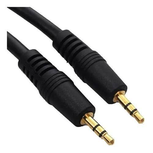 Cabo Auxiliar P2 + P2 Dourado iPod iPad Mp3 Mp4 Gps
