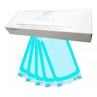 Envelope auto selante para esterilização em autoclave LBMed - C/100 unidades