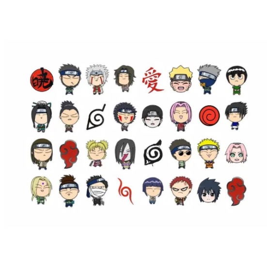 Tatuagem Temporária Infantil Ninja cartela com 32 tatuagens certificadas pelo INMETRO