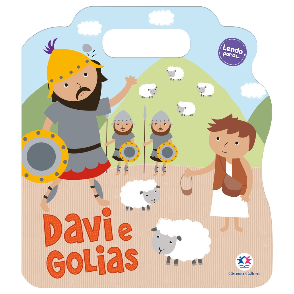 Livro Maletinha Bíblico Davi E Golias Capa Dura