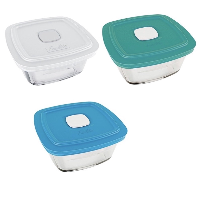 Pote Marinex Facilita Vap 1 Litro em Vidro Temperado com Tampa