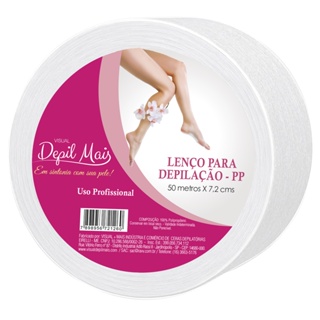 Papel/Lenço Depilatório Tnt 50 metros x 7,2cm gramatura 80 em Oferta na Shopee
