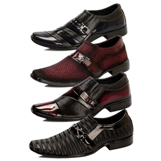 Kit de 4 Pares de sapato social espetáculares WBE SHOES em Oferta na Shopee