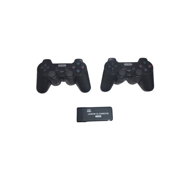 Video game portátil com 3500 jogos até 64 bits 2 controles