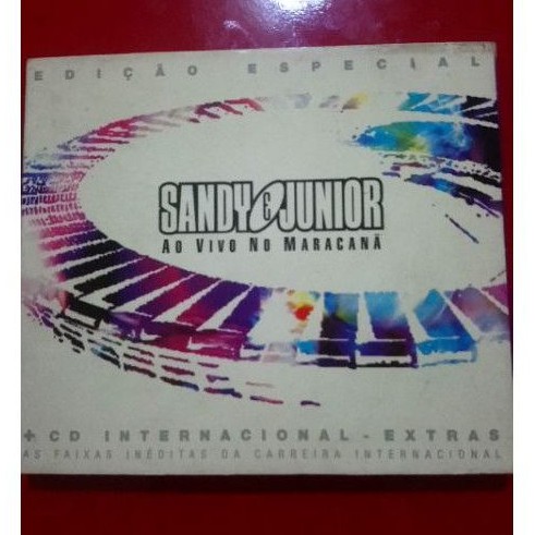 Sandy e Junior CD Ao Vivo No Maracanã 2 CDs Usado