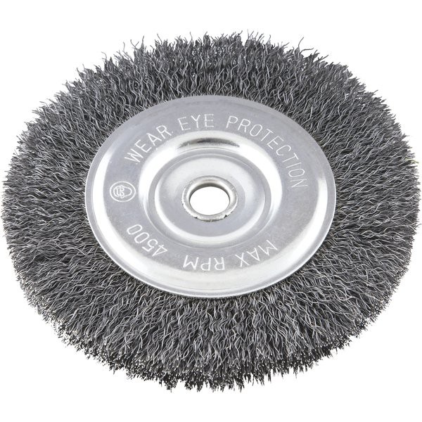 Escova circular 6" x 1/2" x 5/8" (152 mm x 12,7 mm x 15,9 mm) VONDER em Oferta na Shopee