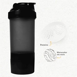 Coqueteleira / Shakeira 3 DOSES 500 ml + Mola + Peneira - NOVIDADE! em Oferta na Shopee
