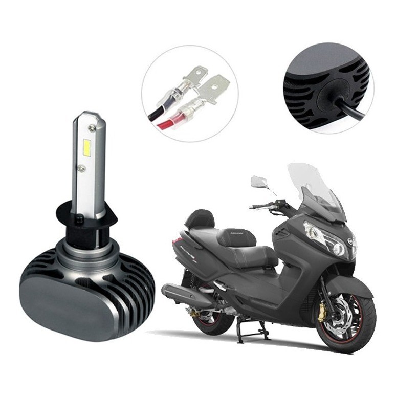 Lâmpada Ultra Led Farol Moto Dafra Maxsym 400i 2013 2014