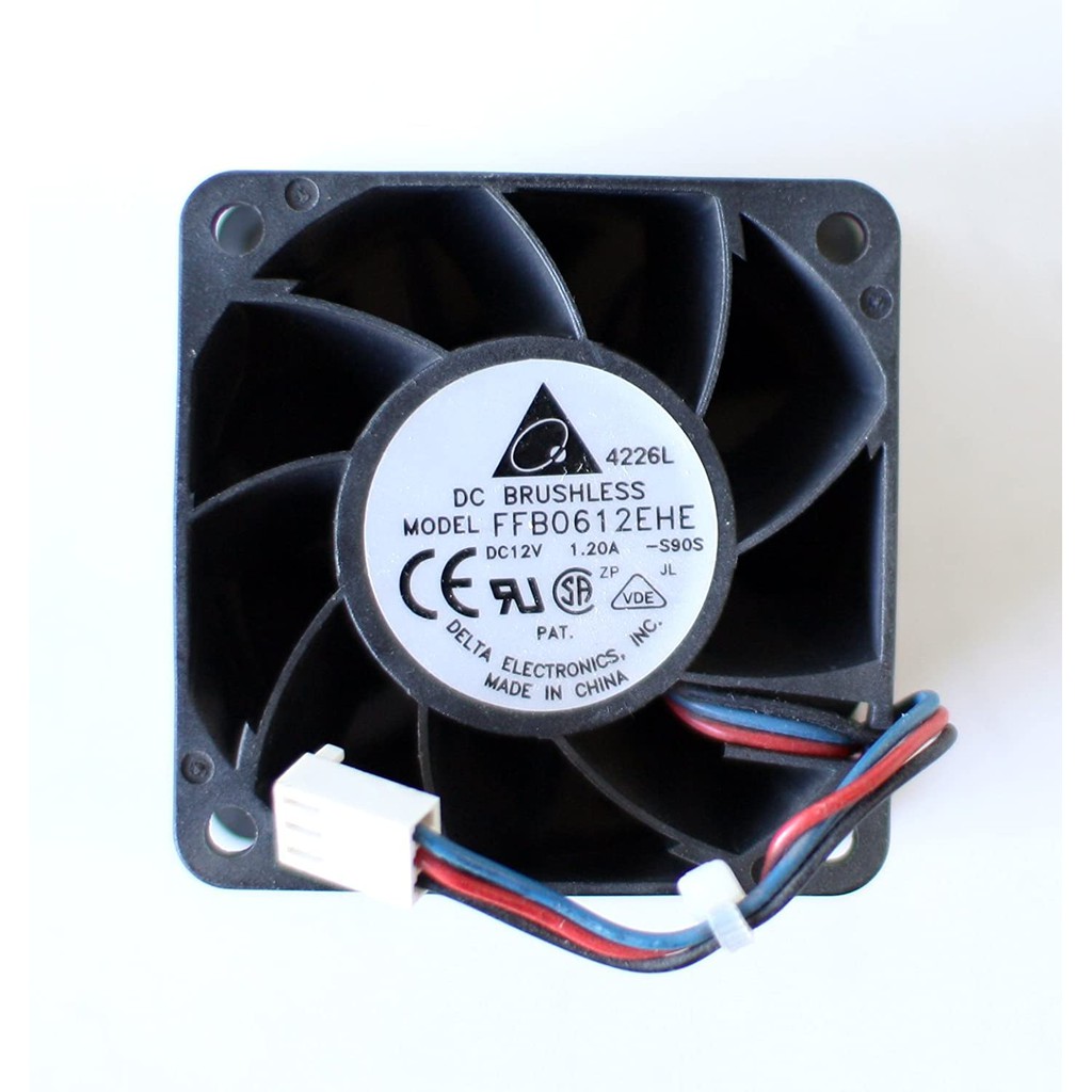 Fan FFB series Cooler HOT SWAP Gabinete Industrial Rack Servidor Elevador Inversor 12v 60x60x38mm 60MM 9.000 RPM 1.20A PartNunber compatível server 40k6459 G32545B FRU 40K6481