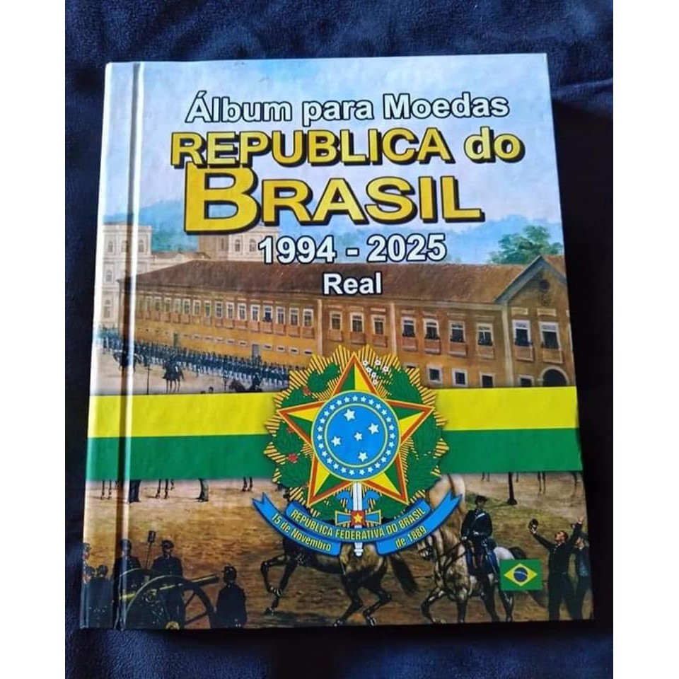 Álbum Para moedas Brasil república!* 1994 - 2025 Completo!