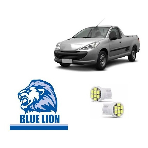 Super Led Duas Cores 3000k/6000k Farol Baixo Peugeot Hoggar