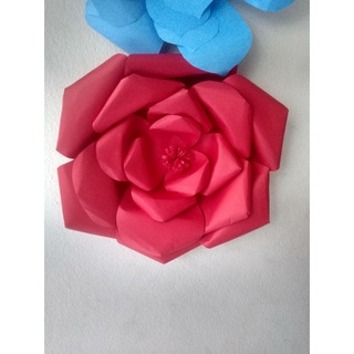 1 flor de papel cartolina de diâmetro 30 cm artesanal decoração de festas  elegantes | Shopee Brasil