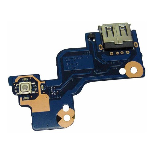 Placa Botão Power+usb usado notebook Samsung Rv411 em bom estado