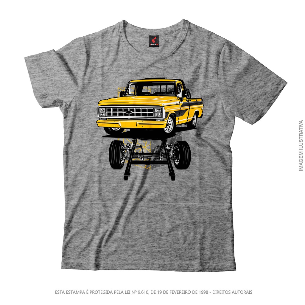 Camiseta Rota 34 Milona Chassi Amarela