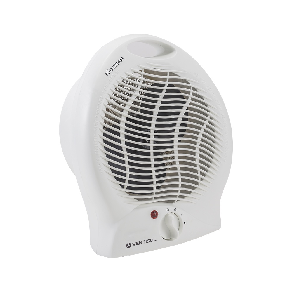 Aquecedor Elétrico de Ambiente 127v 750/1500W Termo A1 Portátil Branco Ventisol Original