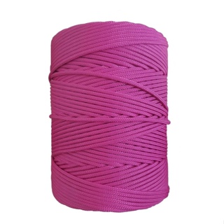 Corda Trançada de Polipropileno 3,0mm rosa (207 metros) GKL Store em Oferta na Shopee